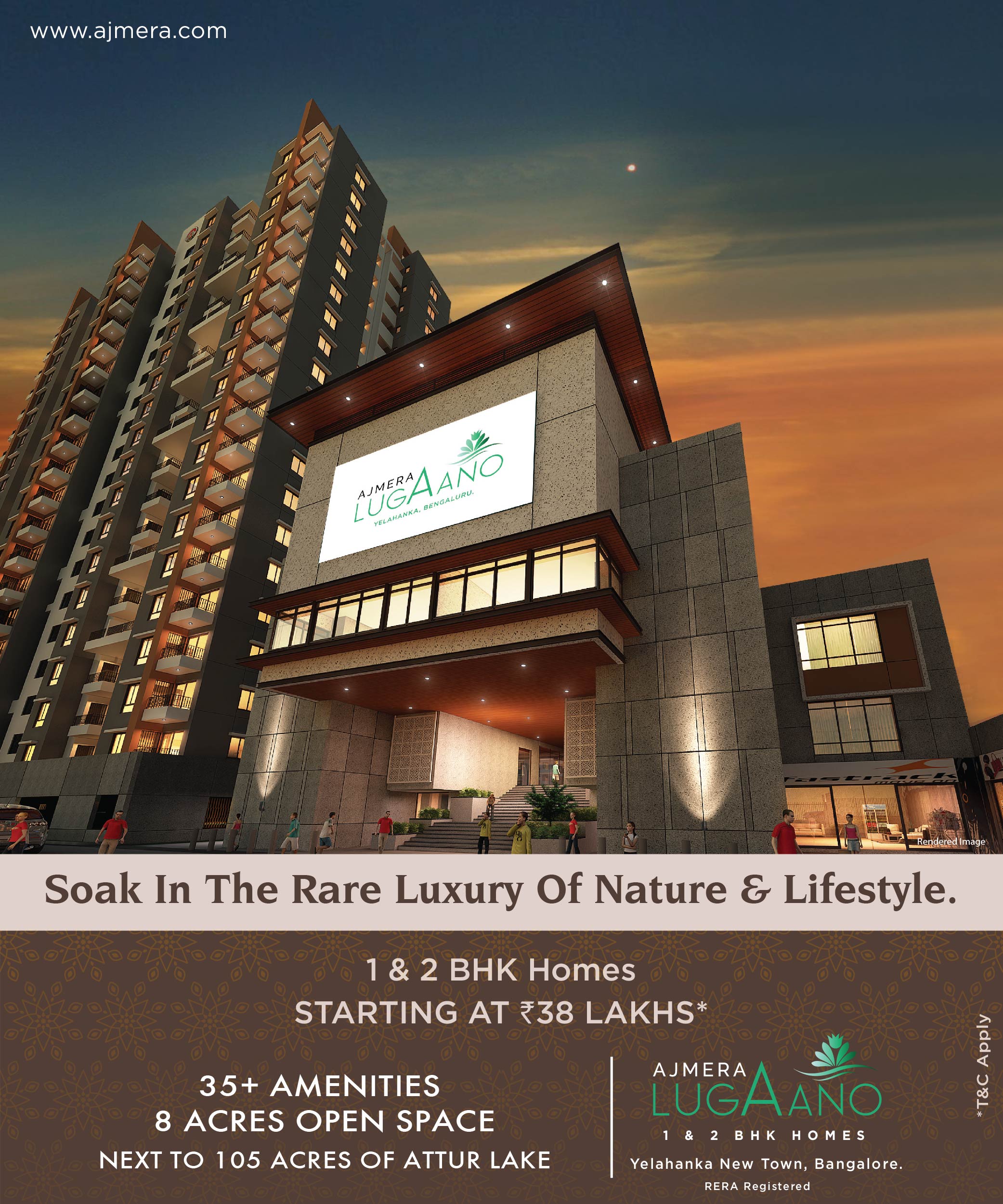 Ajmera Lugaano -Affordable 1&2 BHK in Yelahanka - 2